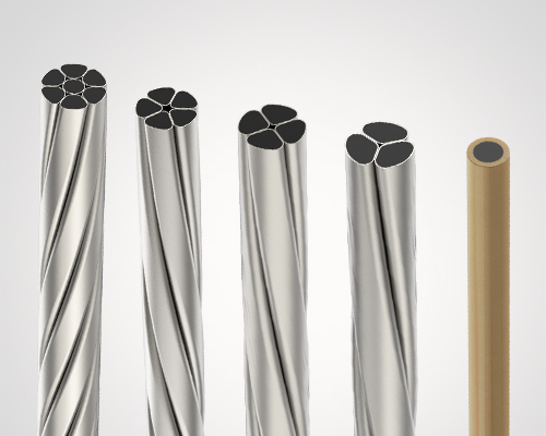 Steel-clad Carbon Fiber Composite Core