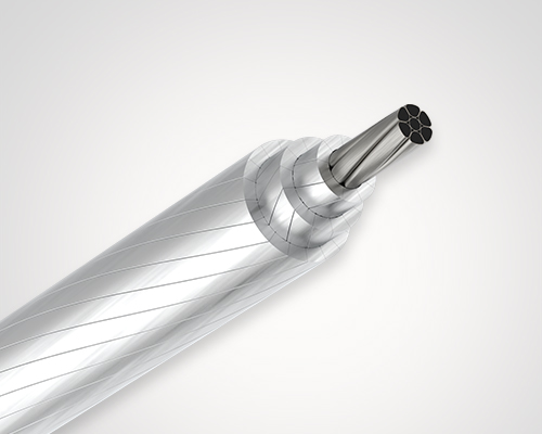Aluminum Conductor Steel-clad Carbon Fiber Composite Core (Five-Helix Stranded)